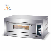electric 1 deck 2trays desktop ovens table top single deck single phase pizza oven  bakery single deck oven